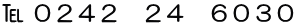 ℡ ０２４２　２４　６０３０
