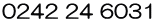 0242 24 6031